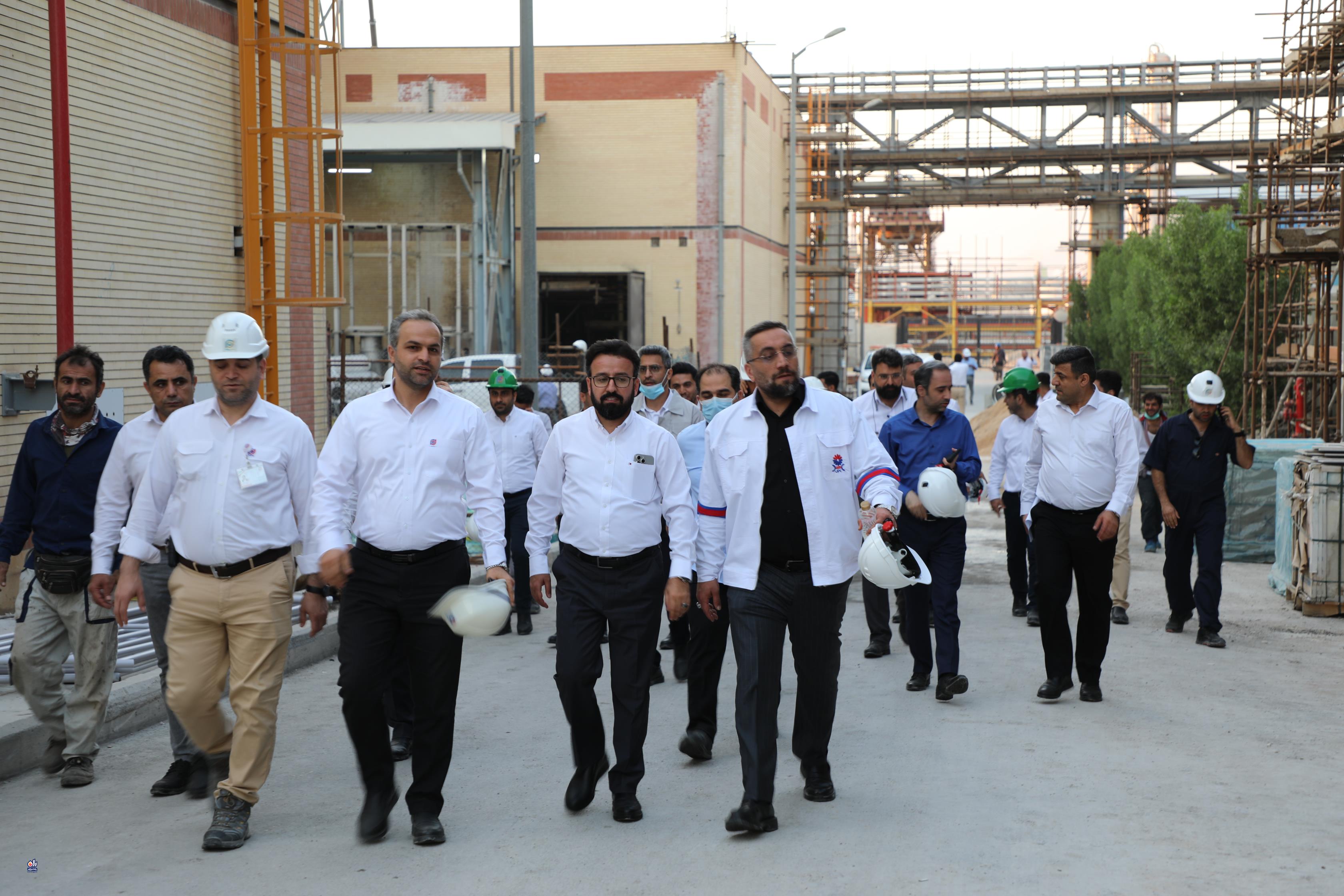 بازدید مدیرعامل پتروشیمی جم از روند آماده سازی و راه اندازی فاز دوم شرکت توسعه پلیمر پادجم